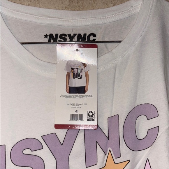 NSYNC Ladies Short Sleeve Band Tee - Picture 8 of 8